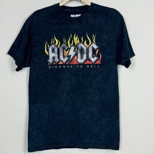 AC/DC Black Graphic T-shirt S